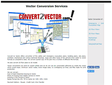 Tablet Screenshot of convert2vector.com
